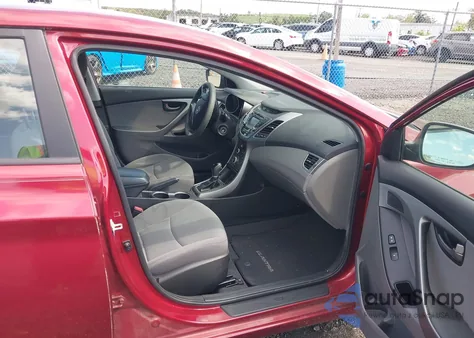 2015 Hyundai Elantra Se from USA, damaged, VIN 5NPDH4AE9FH556475